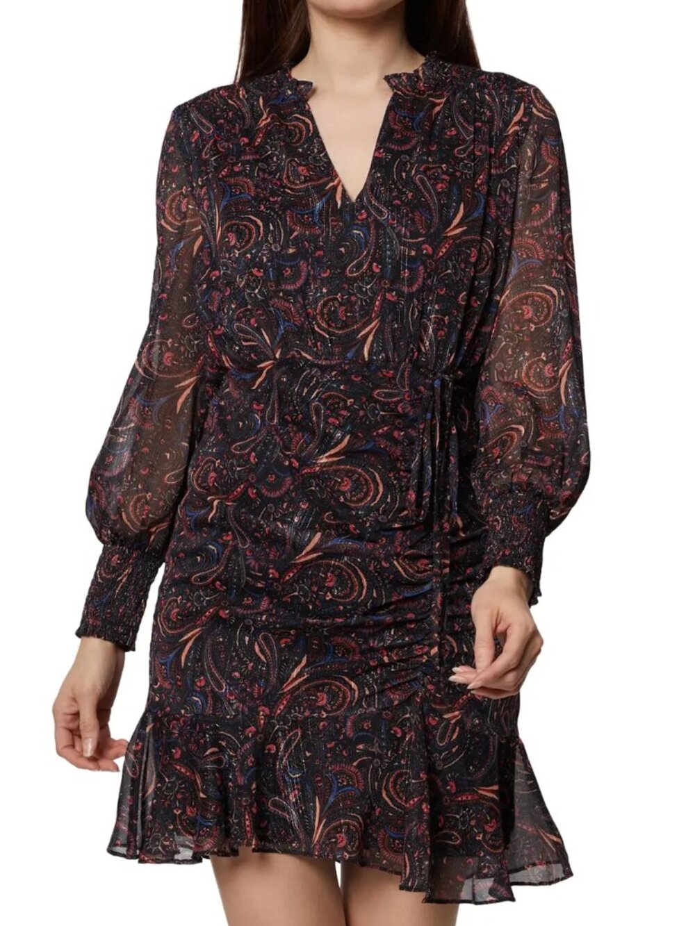 Sage Collective Paisley Mini Dress - Size 16 EUC